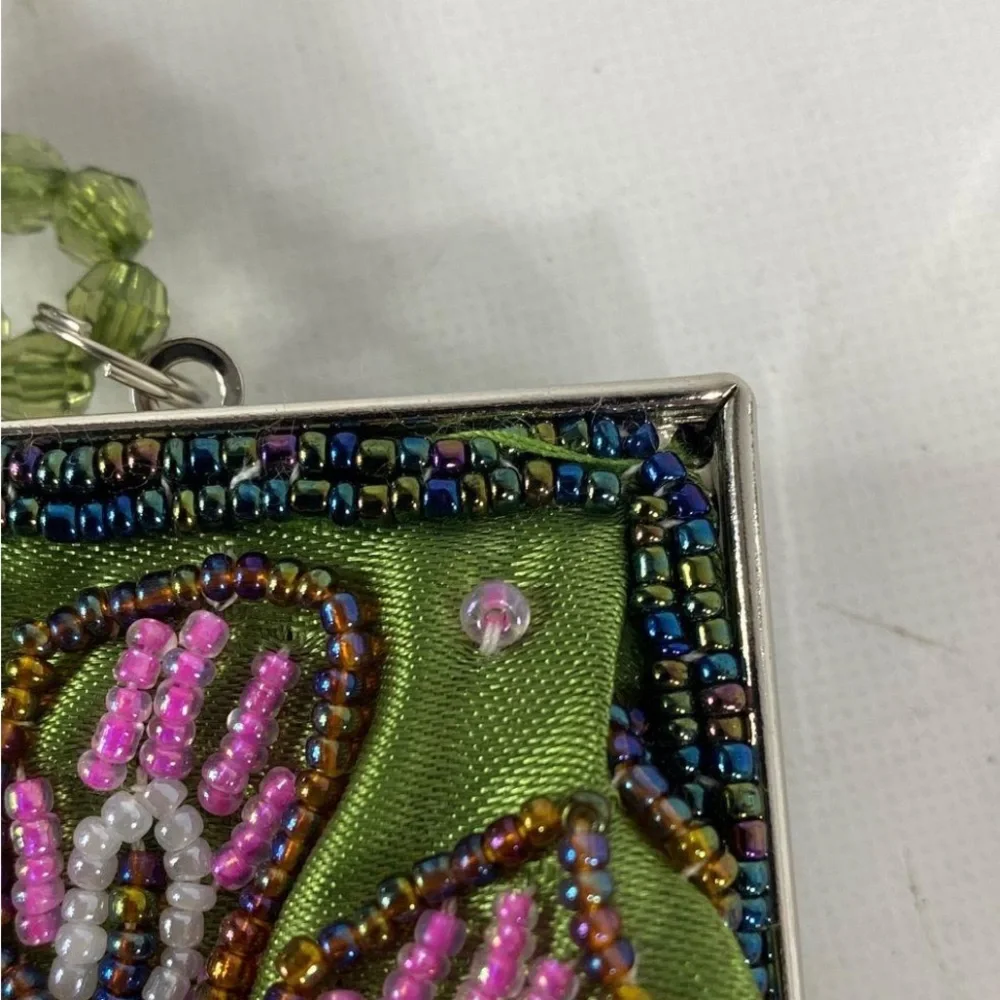Vintage 1990 Era Fashion Express Beaded Going Out Purse - Picture 5 of 8